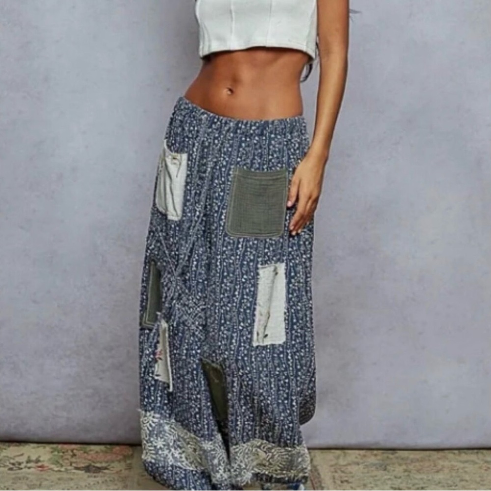 POL Cotton Patched Haiti 2 Quilted Jogger